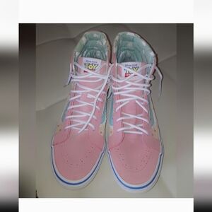 NWB VANS SK8-HI Slim Toy Story Bo Peep Pink and Blue. Size US 7.5 Men's